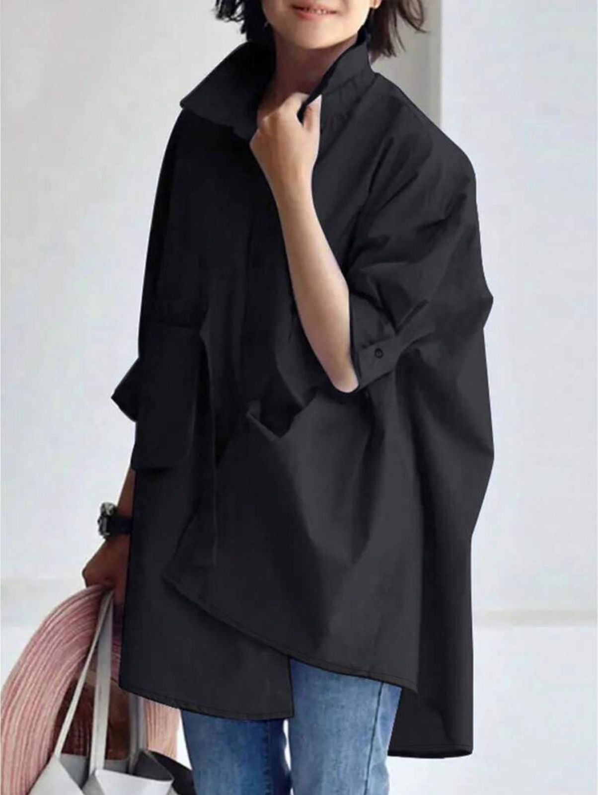 Plus Size Friendly Shirt Women’s Loose Fit